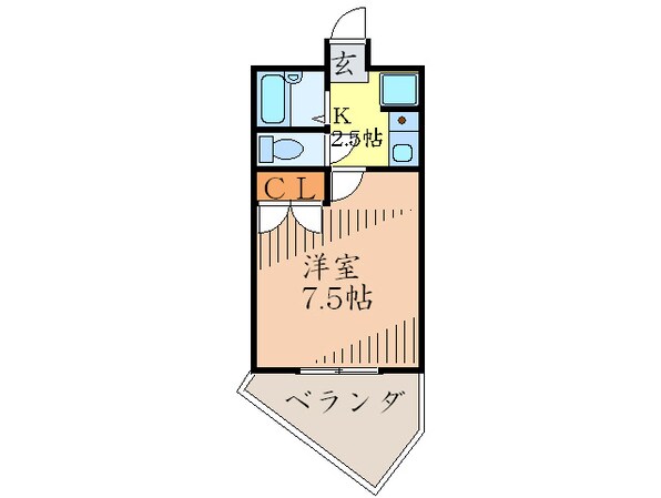 コスモタワ－の物件間取画像